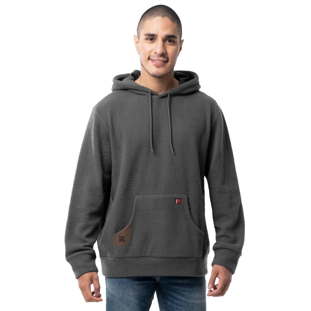Wrangler Riggs Workwear Sherpa Pullover Hoodie Charcoal Grey Men's 2XLarge 65149